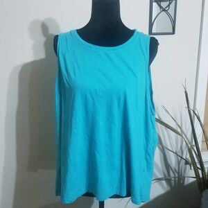 Old Navy Bright Teal Sleeveless Tank Top